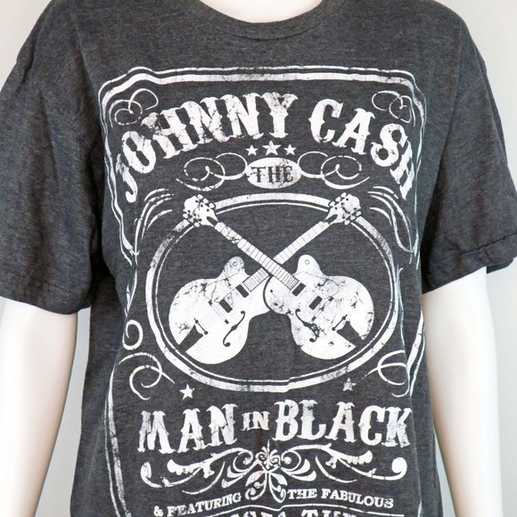 Johnny cash band tee Clearance